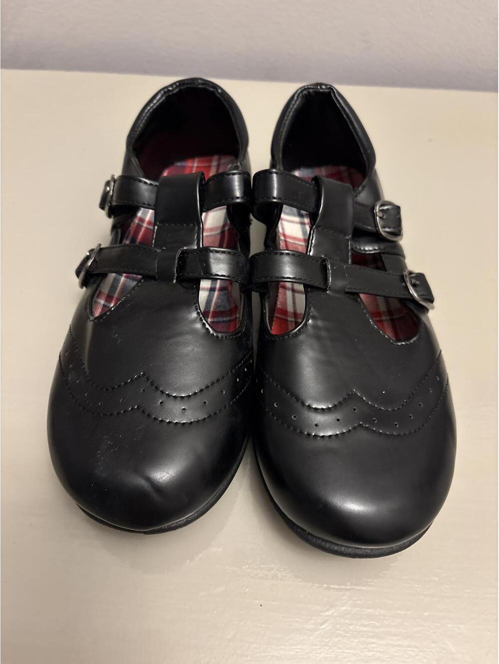 New Black girls size 4  Flats with Buckle Straps [COPY]